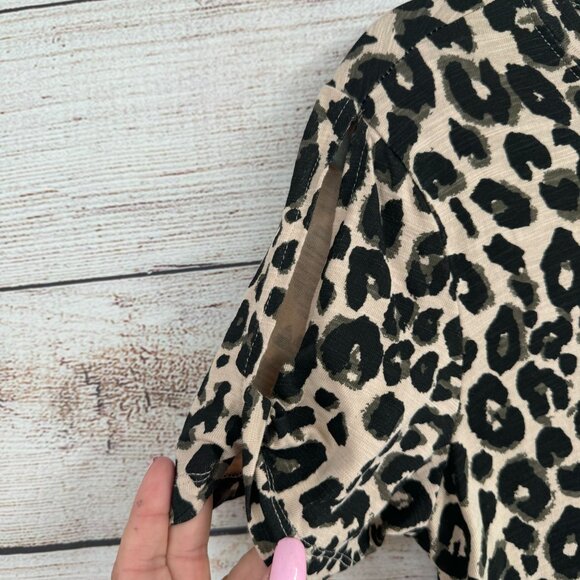Lot of 2 Sanctuary Animal Print T-Shirt Dresses‎ Women's Size Small Cream/Beige - Picture 15 of 16